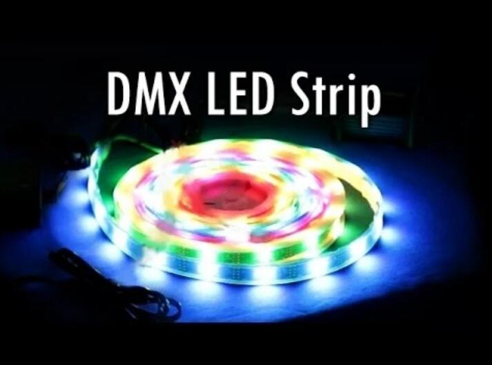 Where is led strip rgb dmx applied?