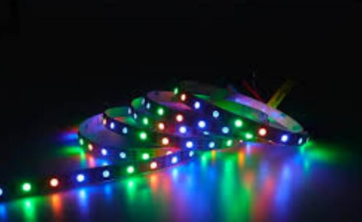 How are addressable LEDs controlled?